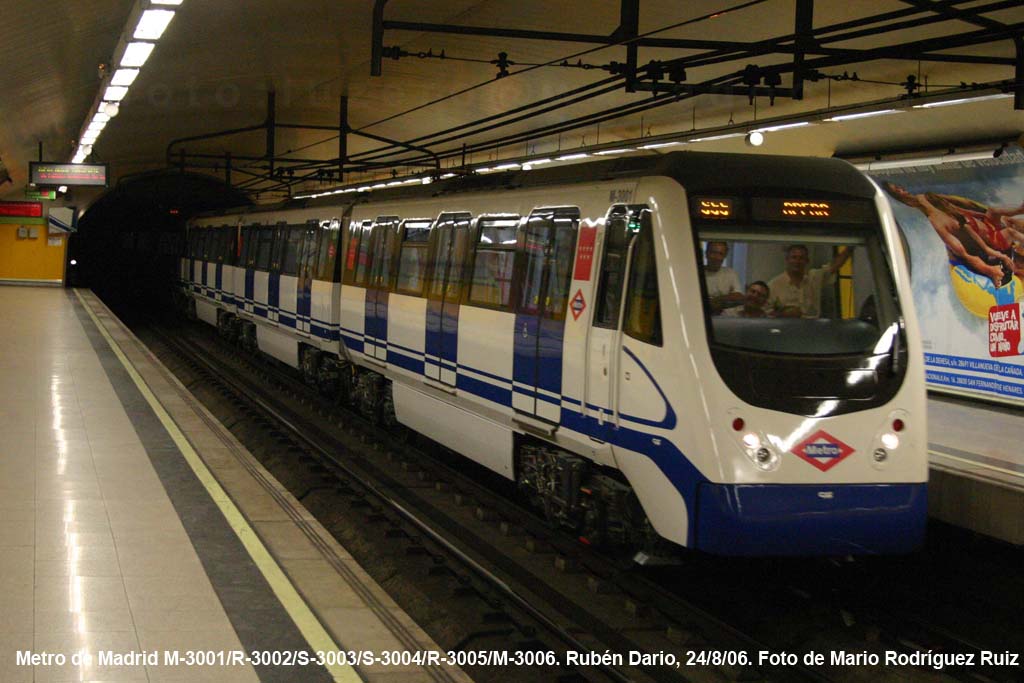 linea 5 del metro de madrid con la serie 3000