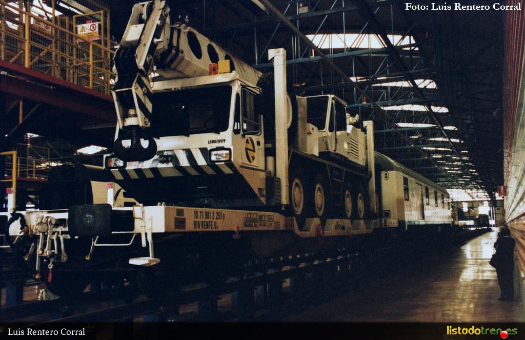 Grúa del Tren Taller del AVE
