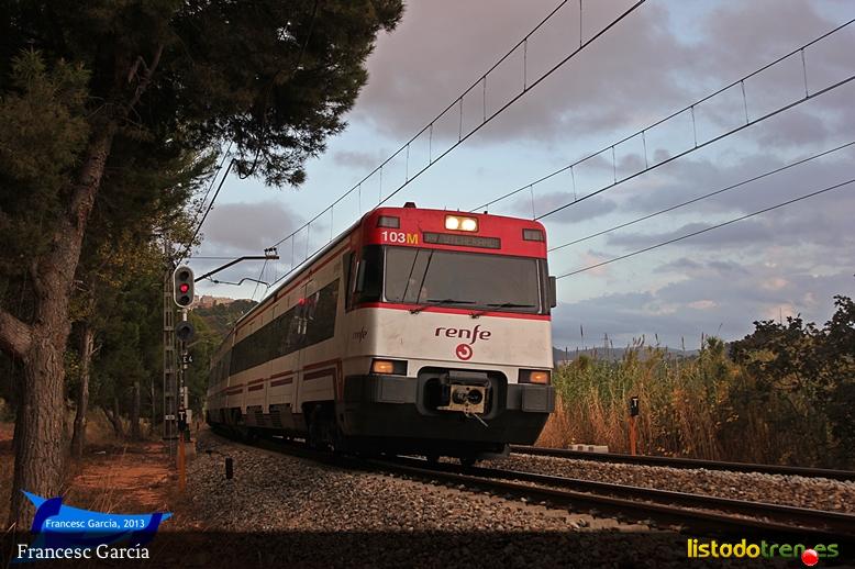 447-103M saliendo de Castellbisbal
