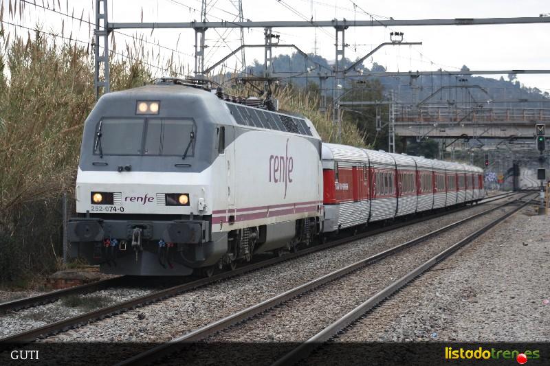 Catalán Talgo por Castellbisbal