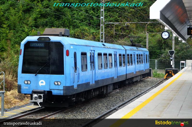 305 en vía 2 de Lutxana