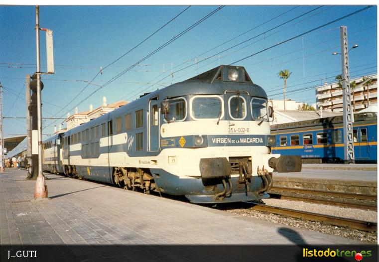 Talgo Madrid- Málaga en Cordoba año 1988