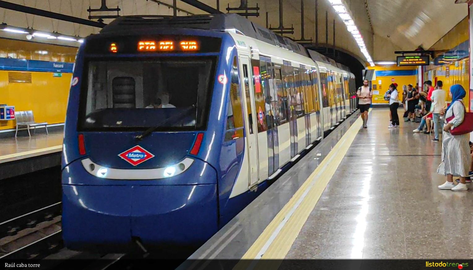 9109 entrando en Fuencarral L10