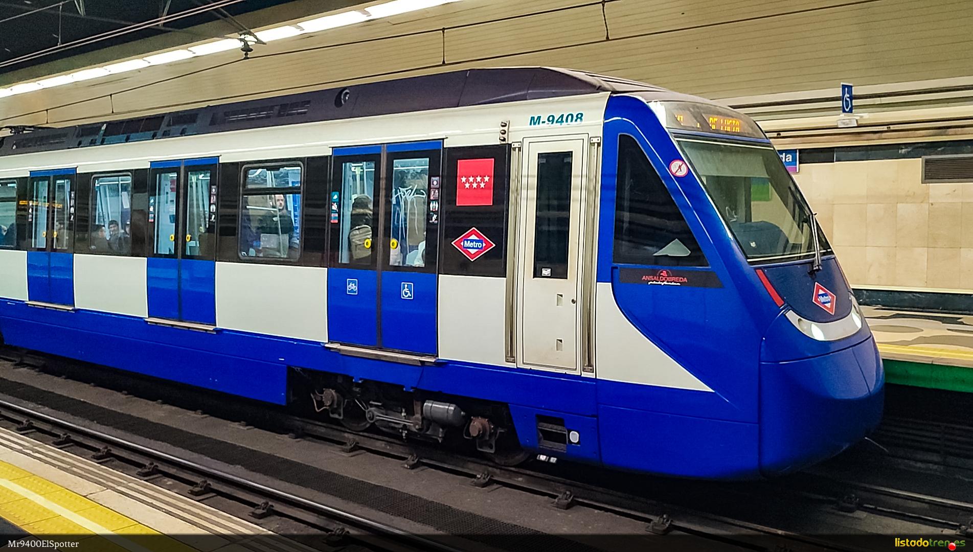 Unidad 9403-9408 en Sainz de Baranda