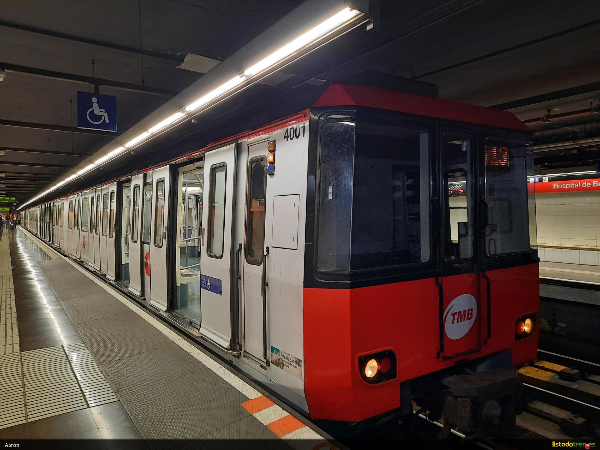 4001-4004 en Hospital de Bellvitge (L1)