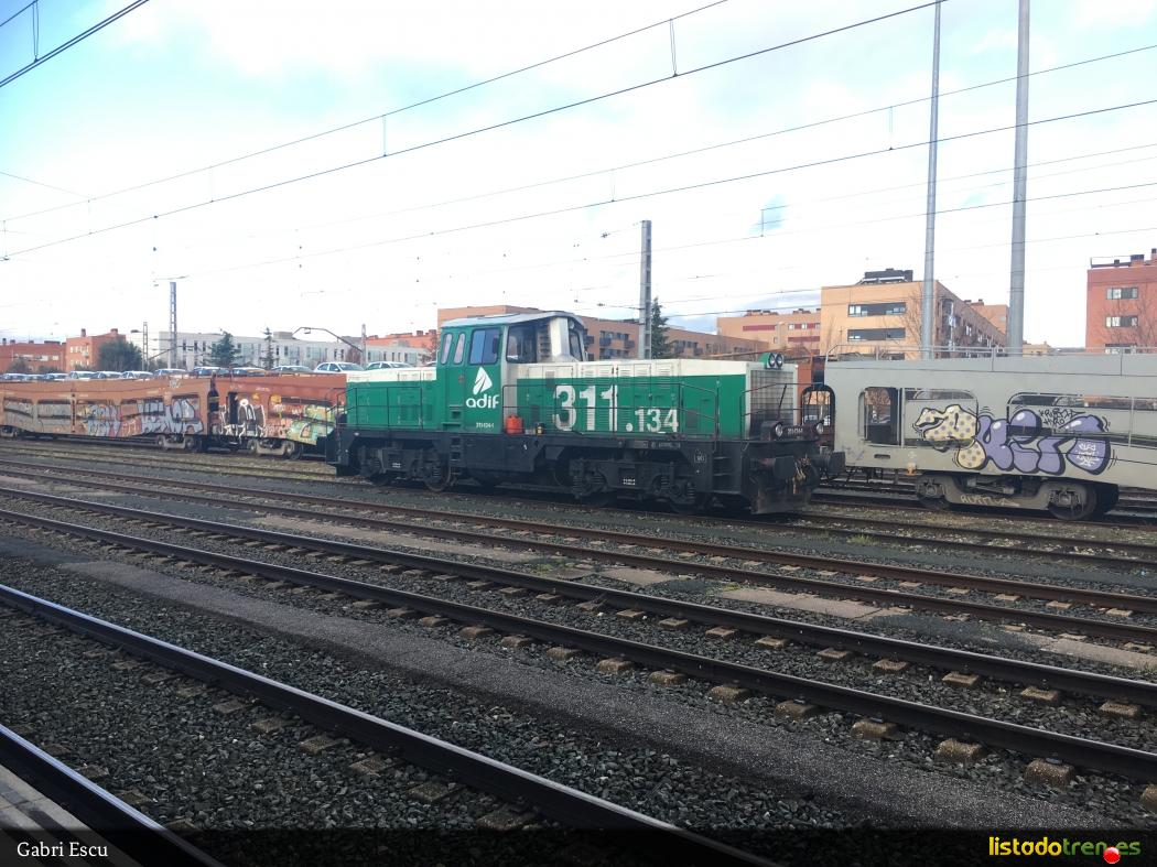 El tractor 311-134 en Pamplona