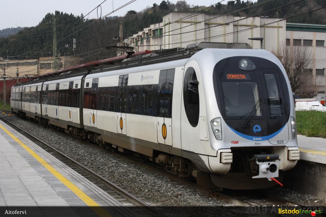 EMU926 "Basauri" en Basauri