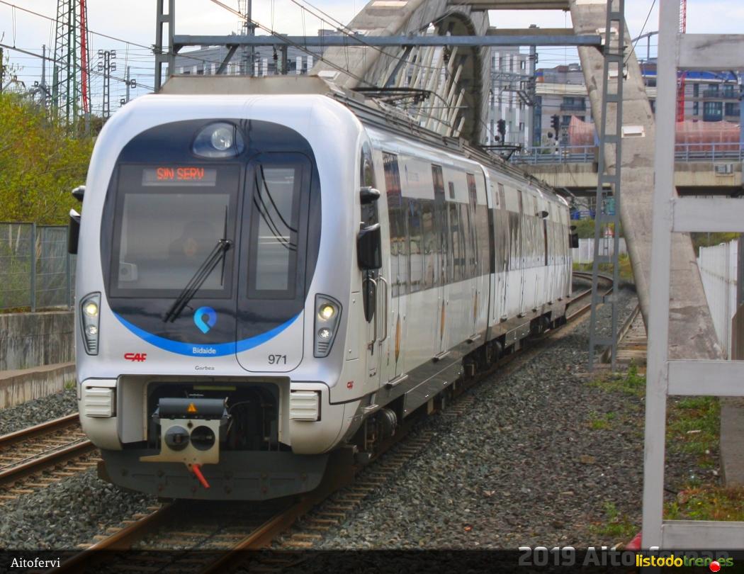 EMU971 Sin Servicio en Etxebarri