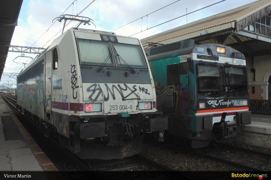253-004 junto a la 470-140 en Miranda de Ebro