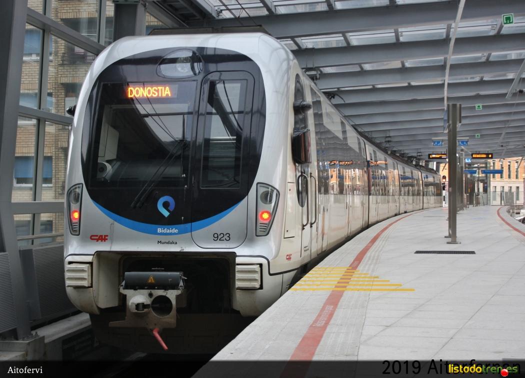 EMU923 destino DONOSTIA