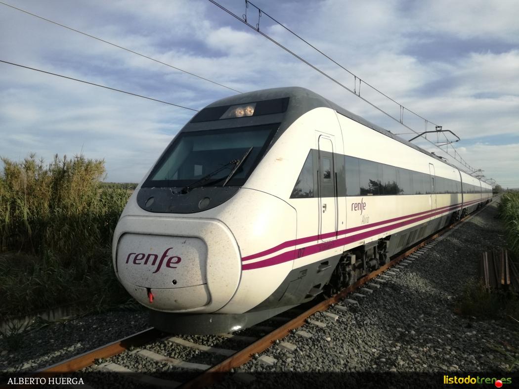Alvia 120 cerca de Tafalla