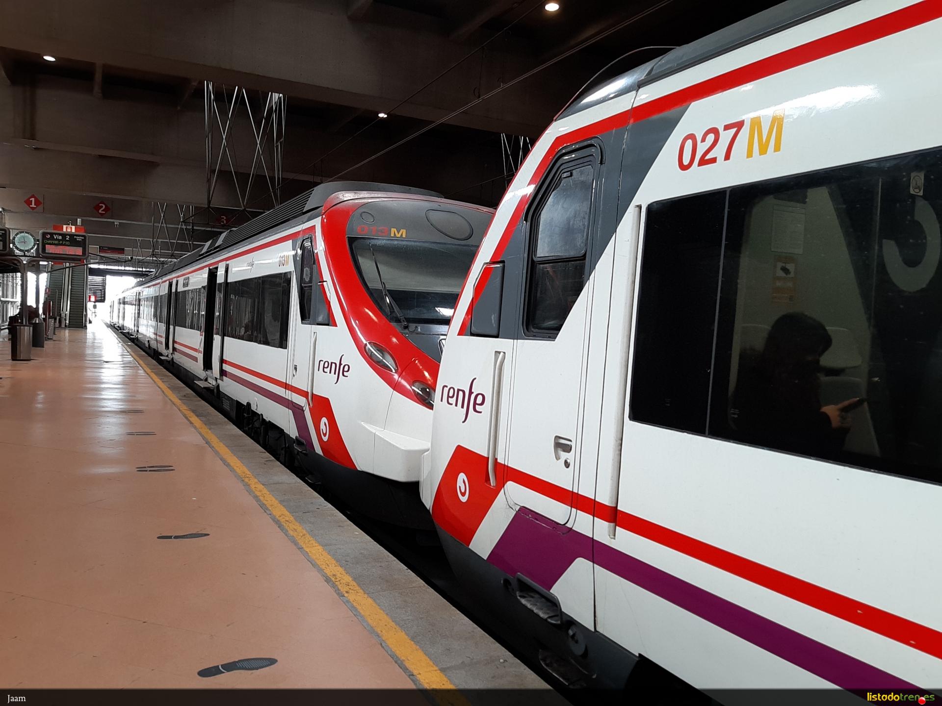 Con la 027 en Atocha Cercanias