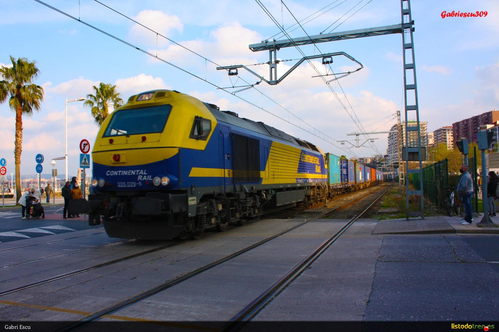 La 335.029 en Santurtzi