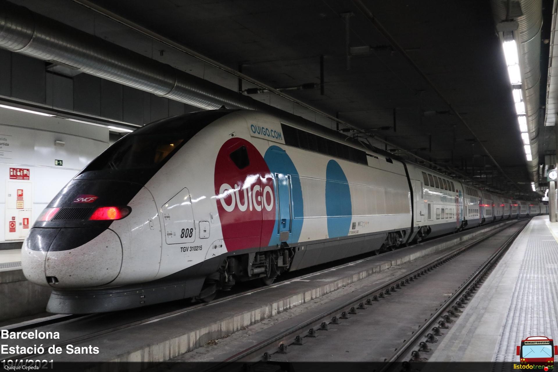Ouigo 808 (Barcelona, 2021)