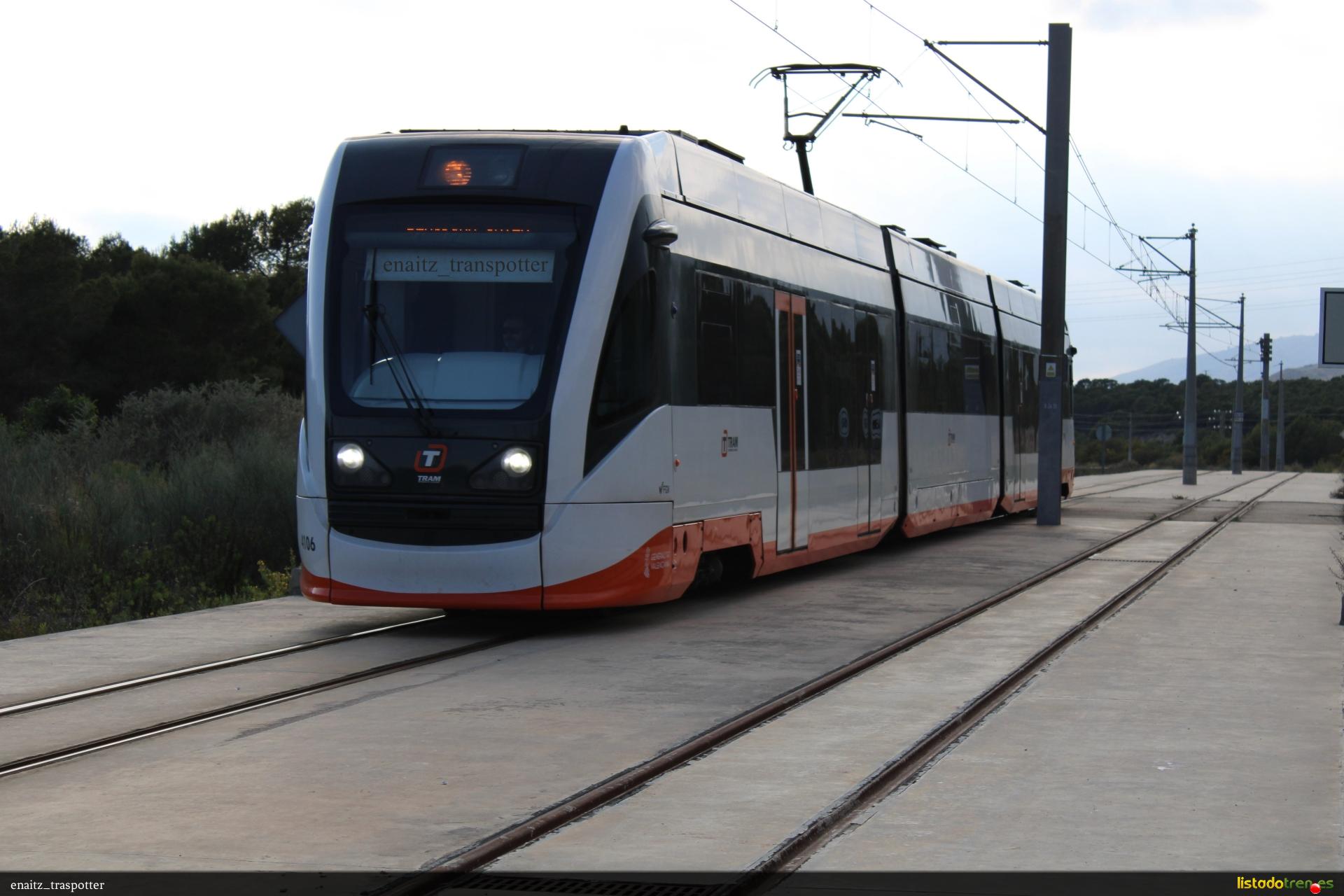 4106 llegando a Benidorm