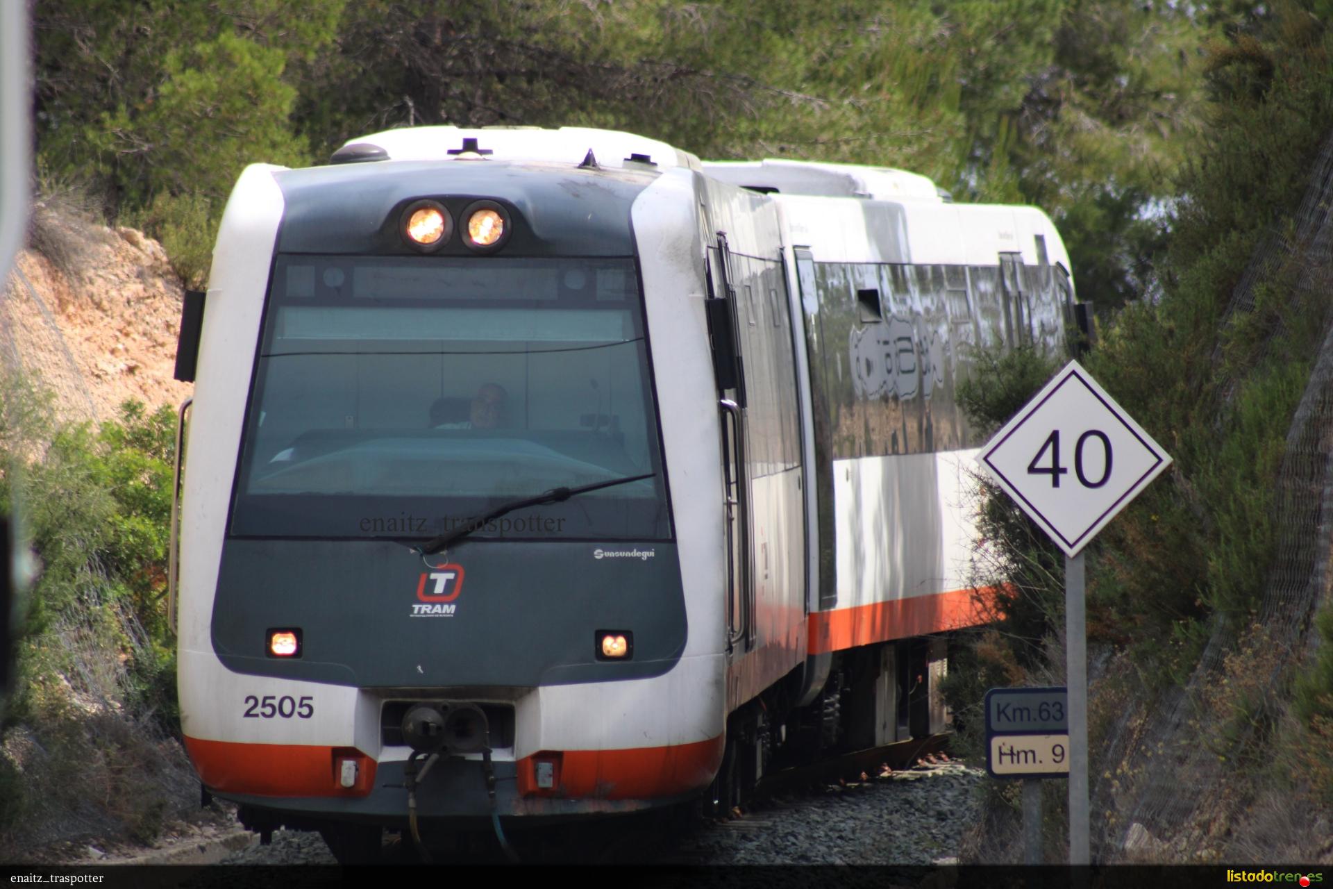 2505 llegando a Calpe