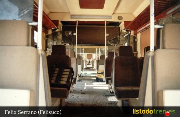 Interior vandalizado