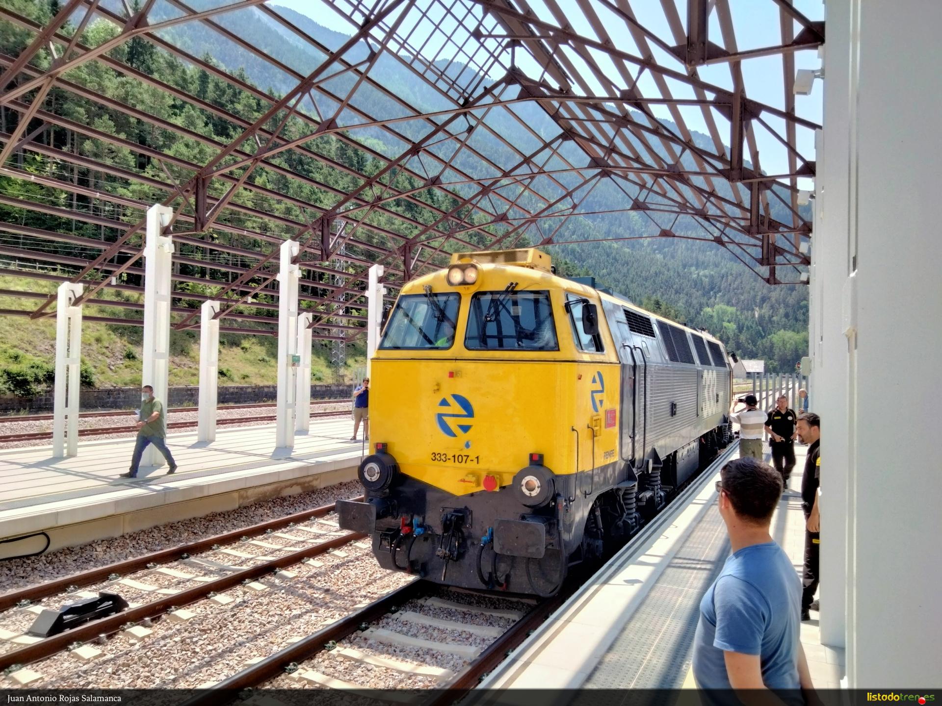 Maniobra en Canfranc