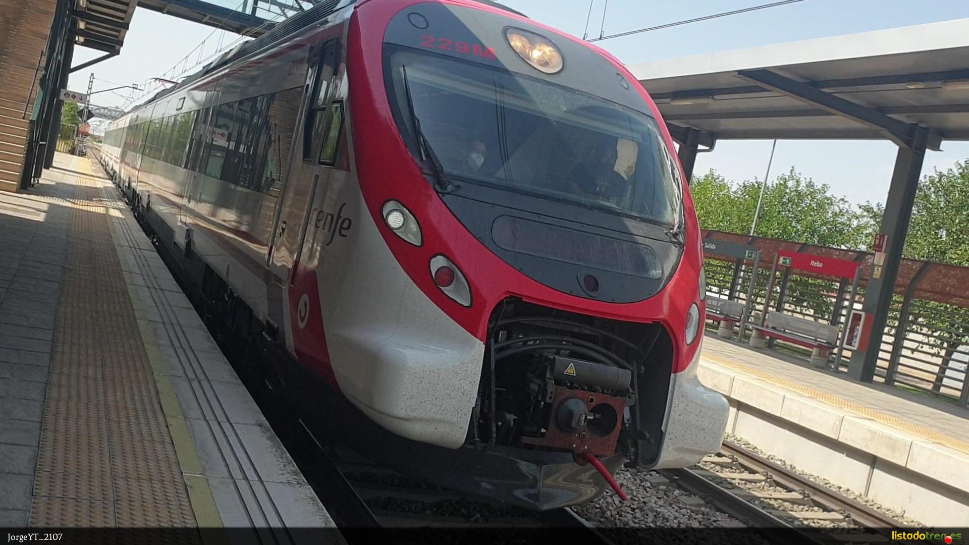 Civia 464.229 en Zaragoza