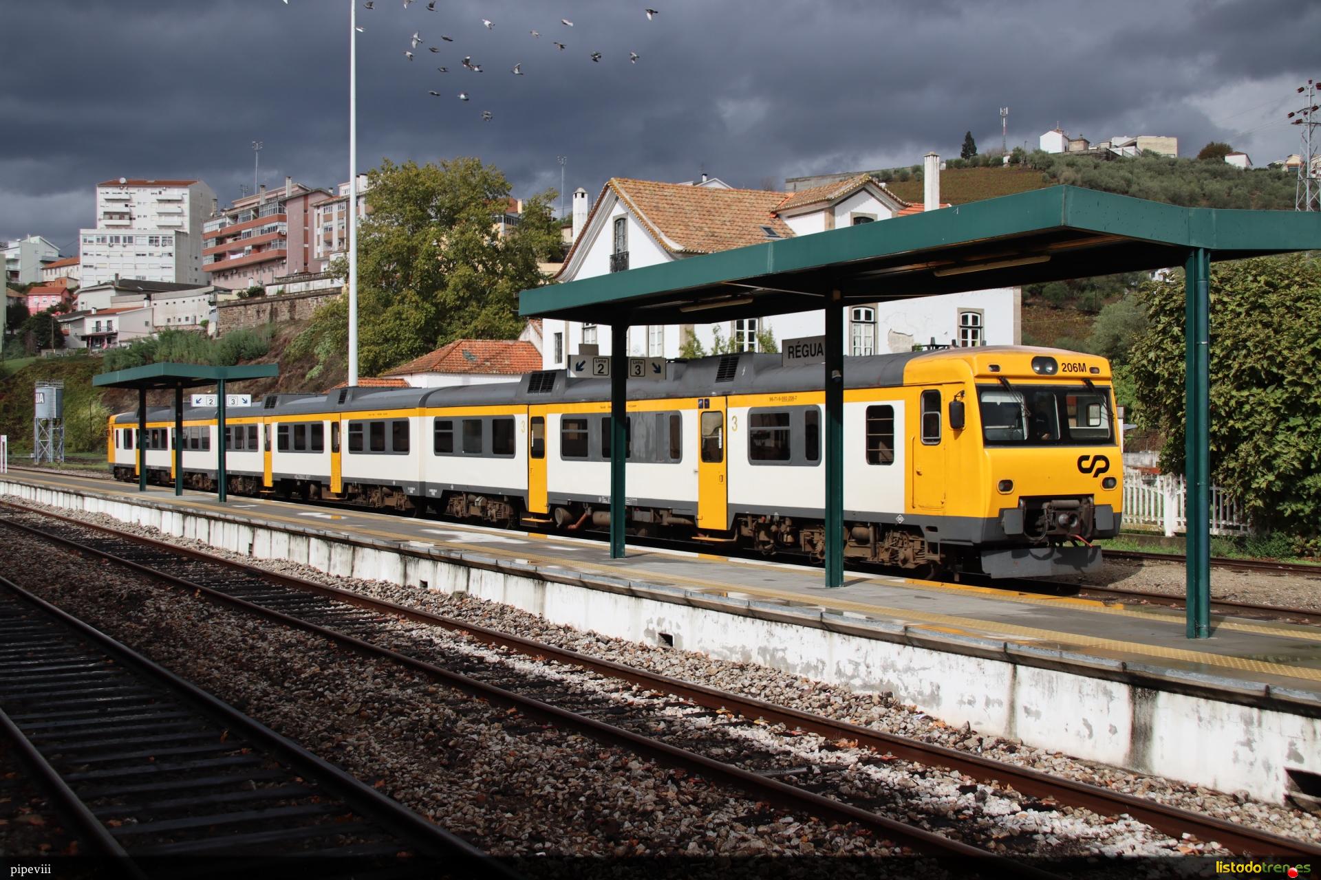 502-206 estacionada en Regua