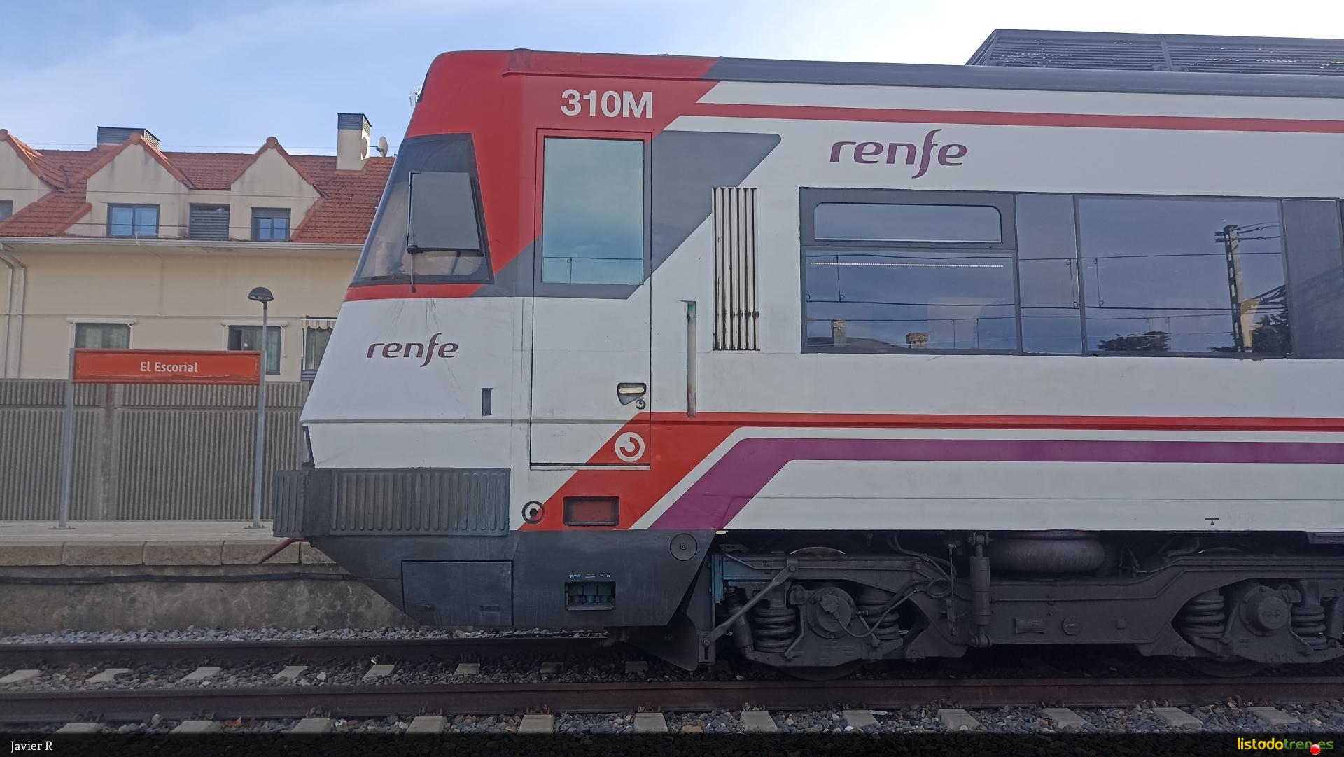 446 en El Escorial realizando un chárter