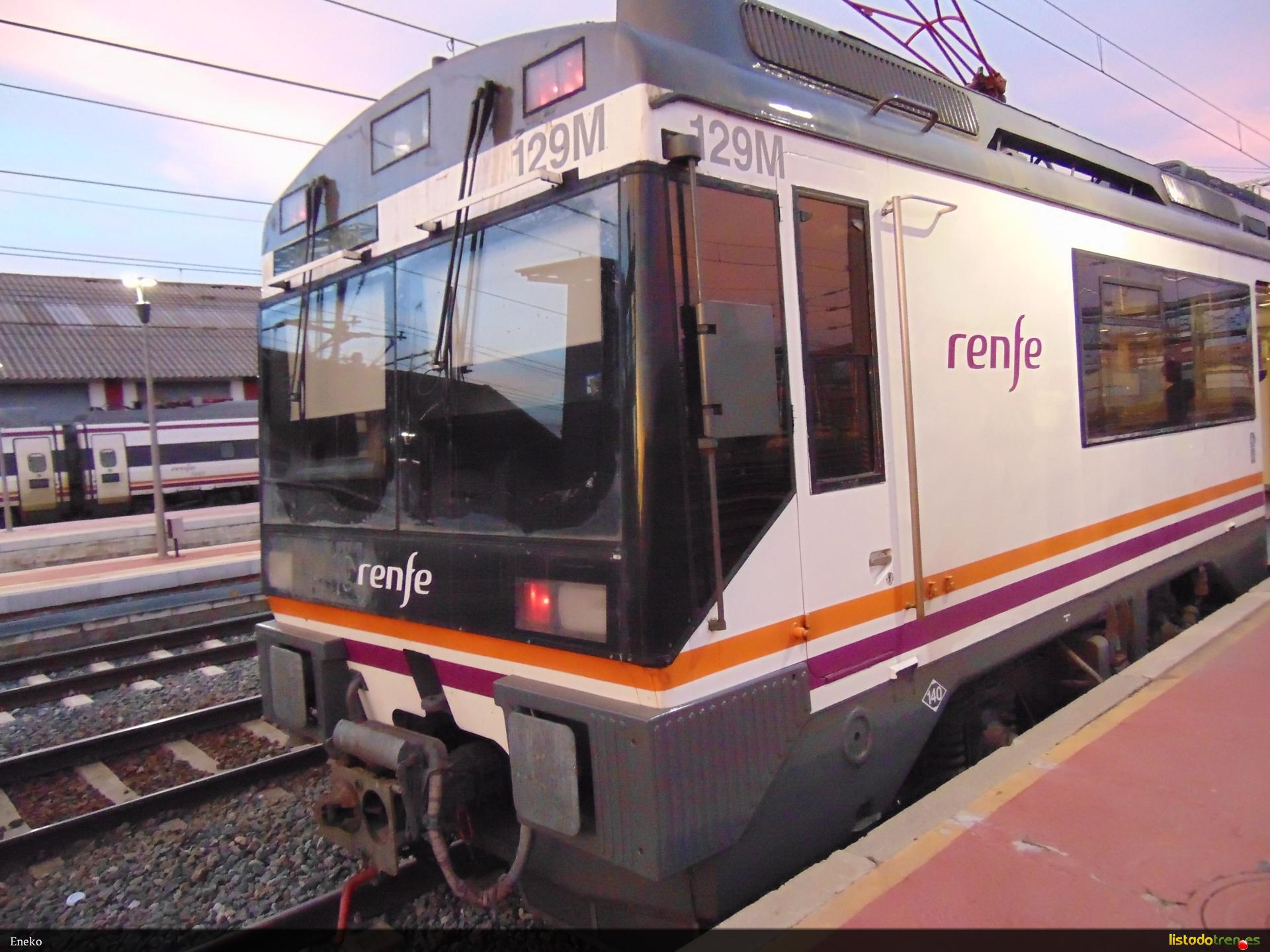 129M haciendo un servicio Valladolid-Santander