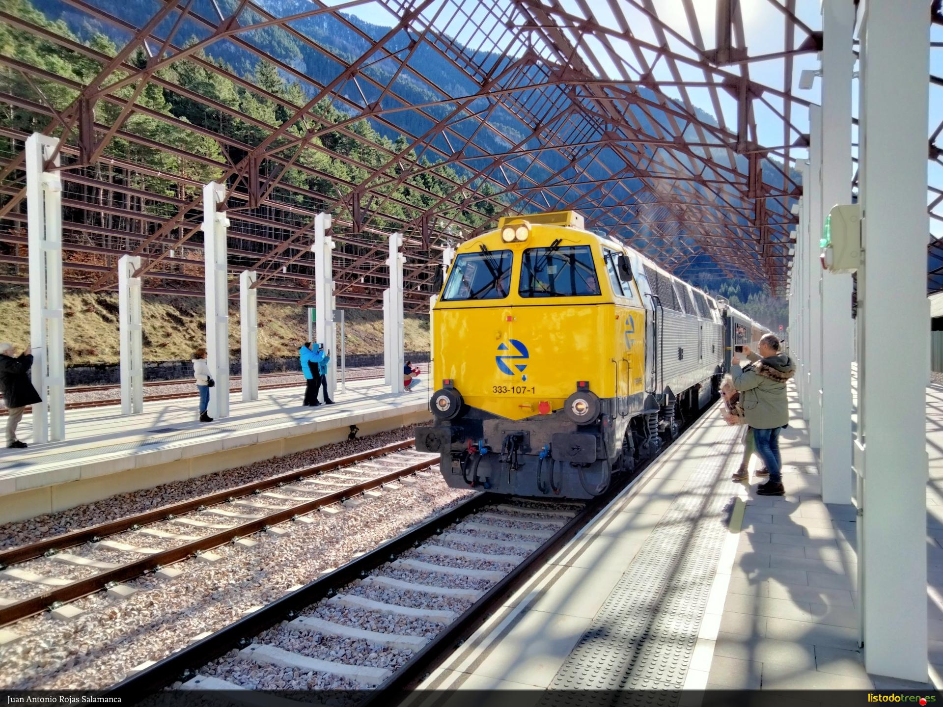 333-107 llegando Canfranc