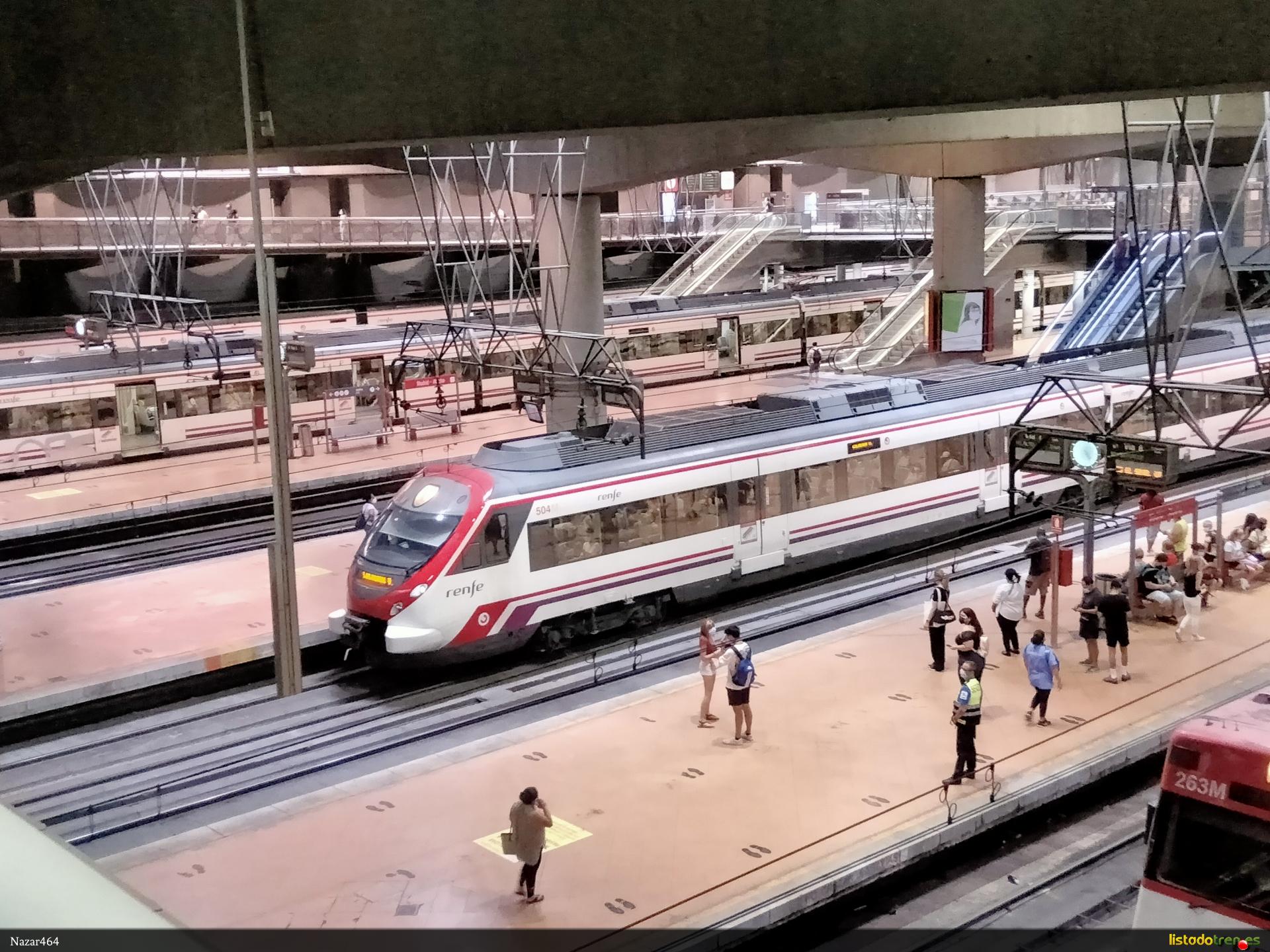 Renfe Civia (Preserie) en Atocha foto agosto 2021.