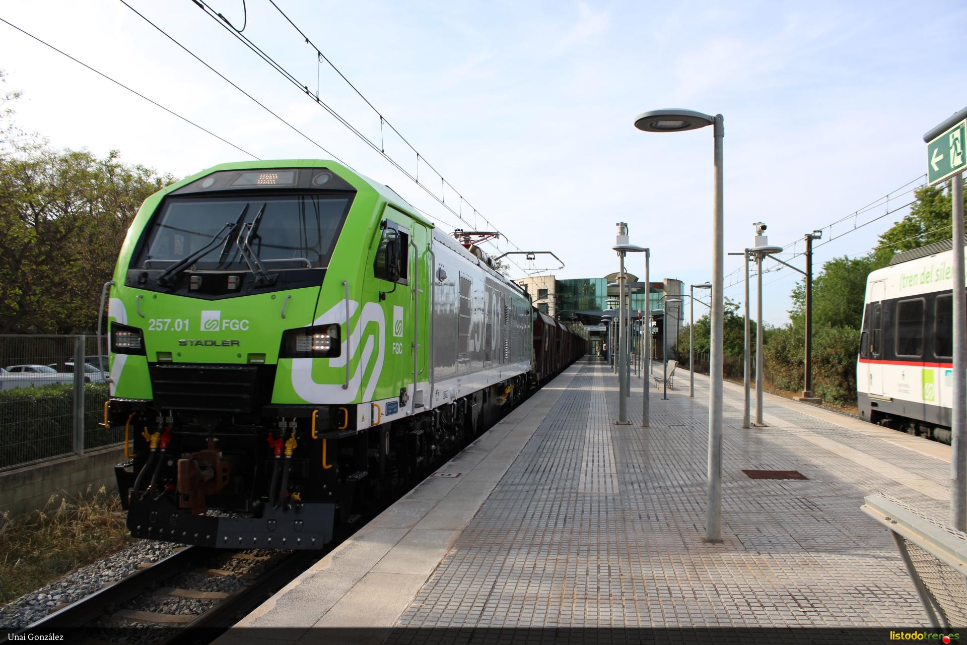 257.01 por la estación de Molí Nou con un Potasa c