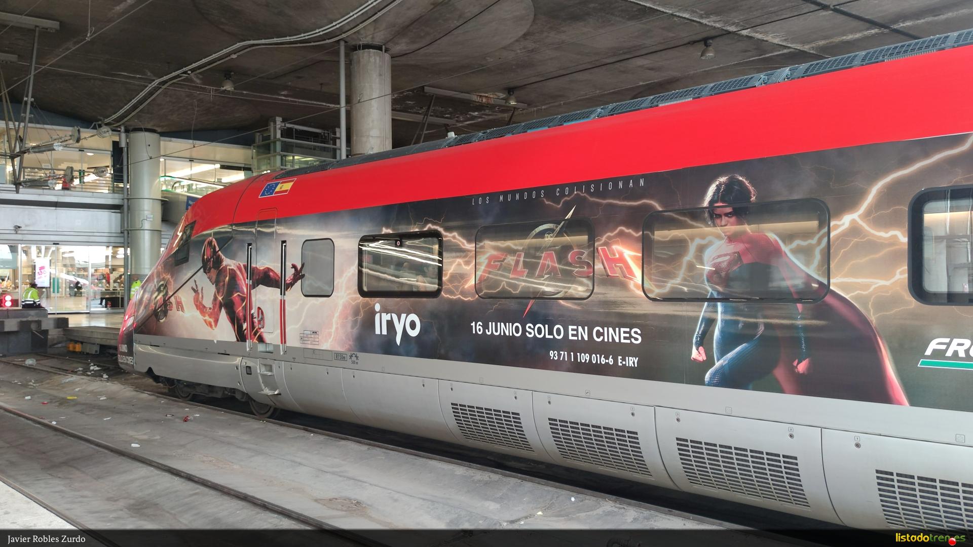 Iryo 109.016 en Madrid puerta de Atocha