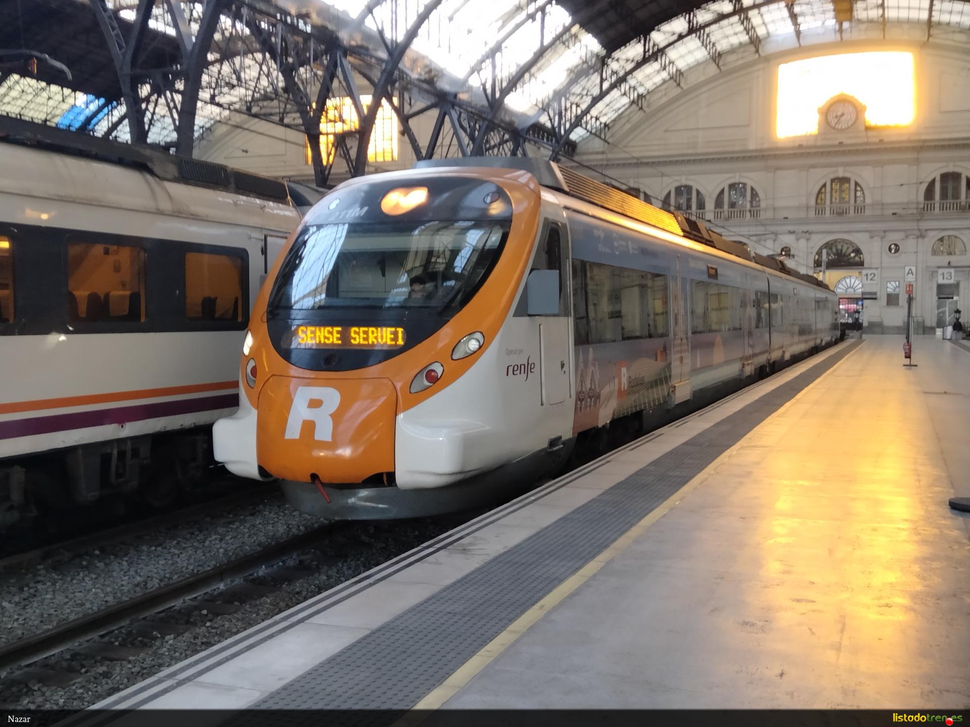 Tren turistico finalizando en EDF