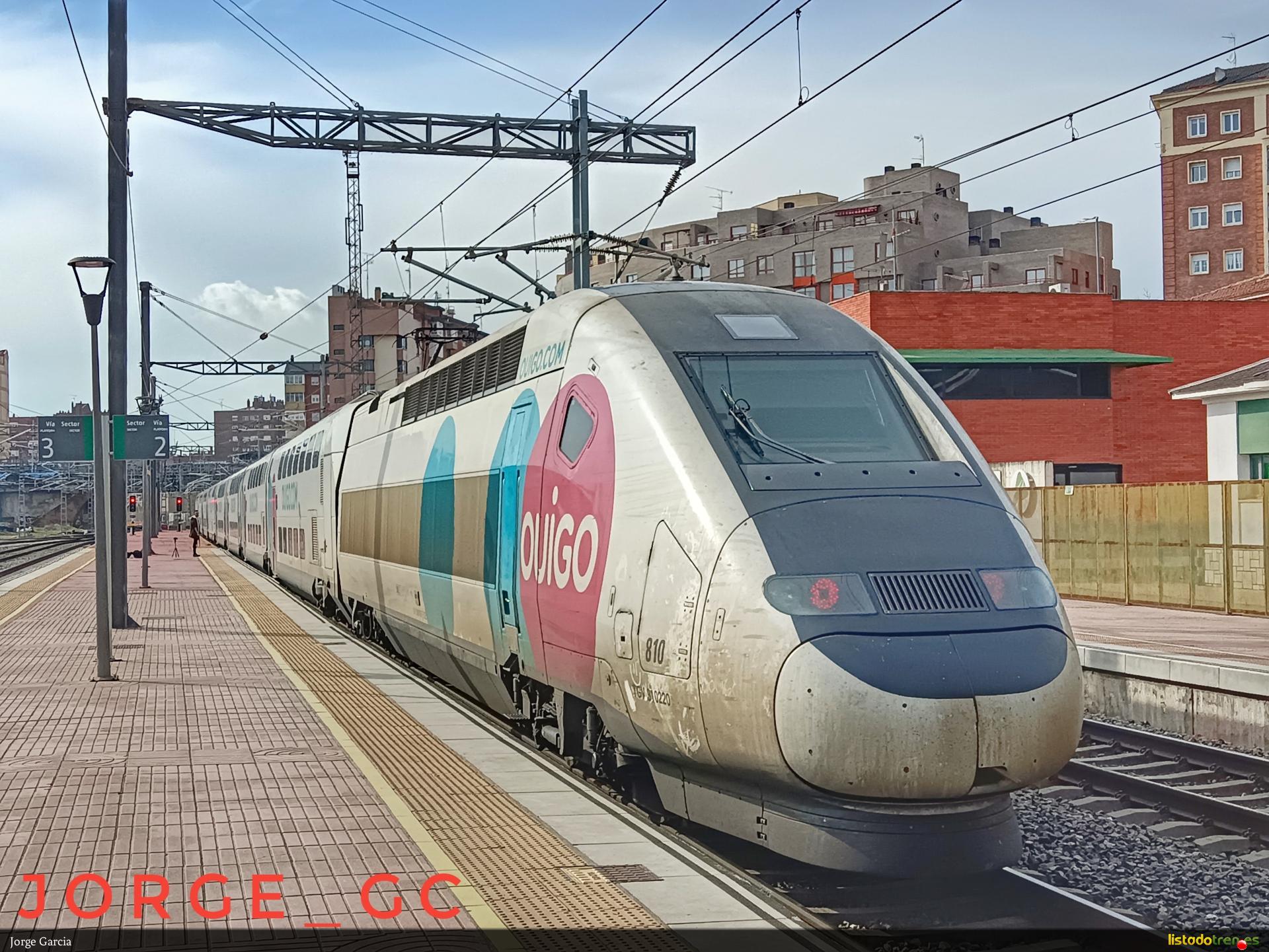 Ouigo TGV 810 Valladolid