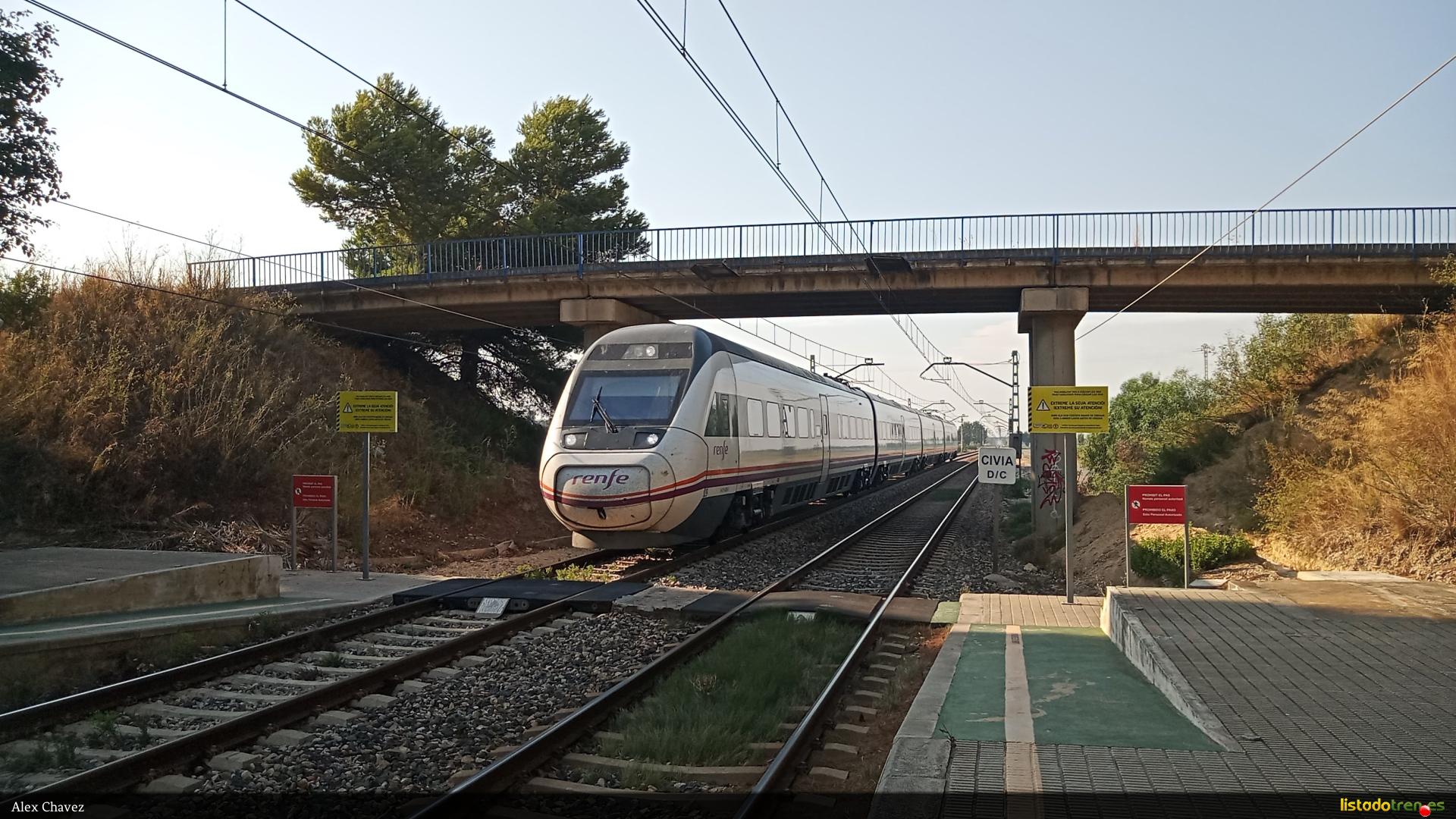 InterCity 121-029 Cruzando El Romani