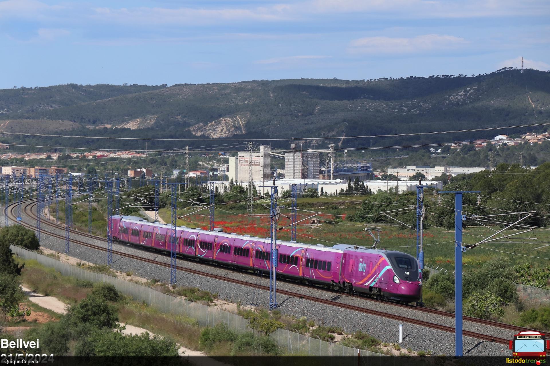 Primer día del Talgo AVRIL 106.102 por Bellvei