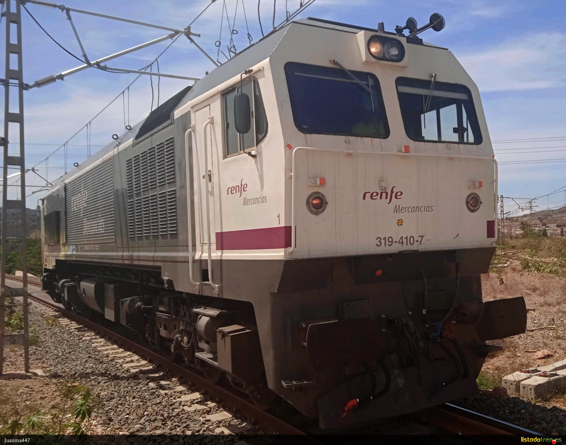 319-410 entrando a Sagunto-Mercancías