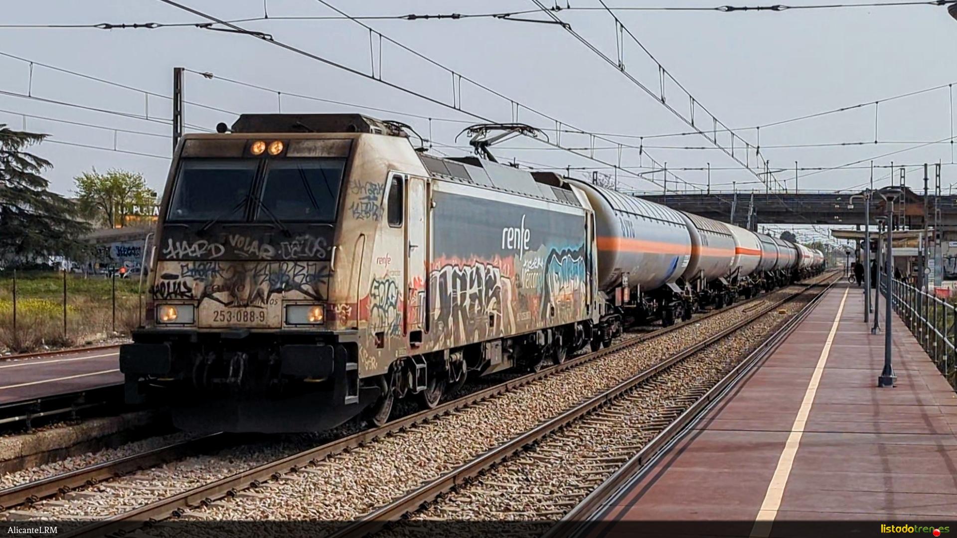 253.088 Renfe mercancías en Getafe Industrial