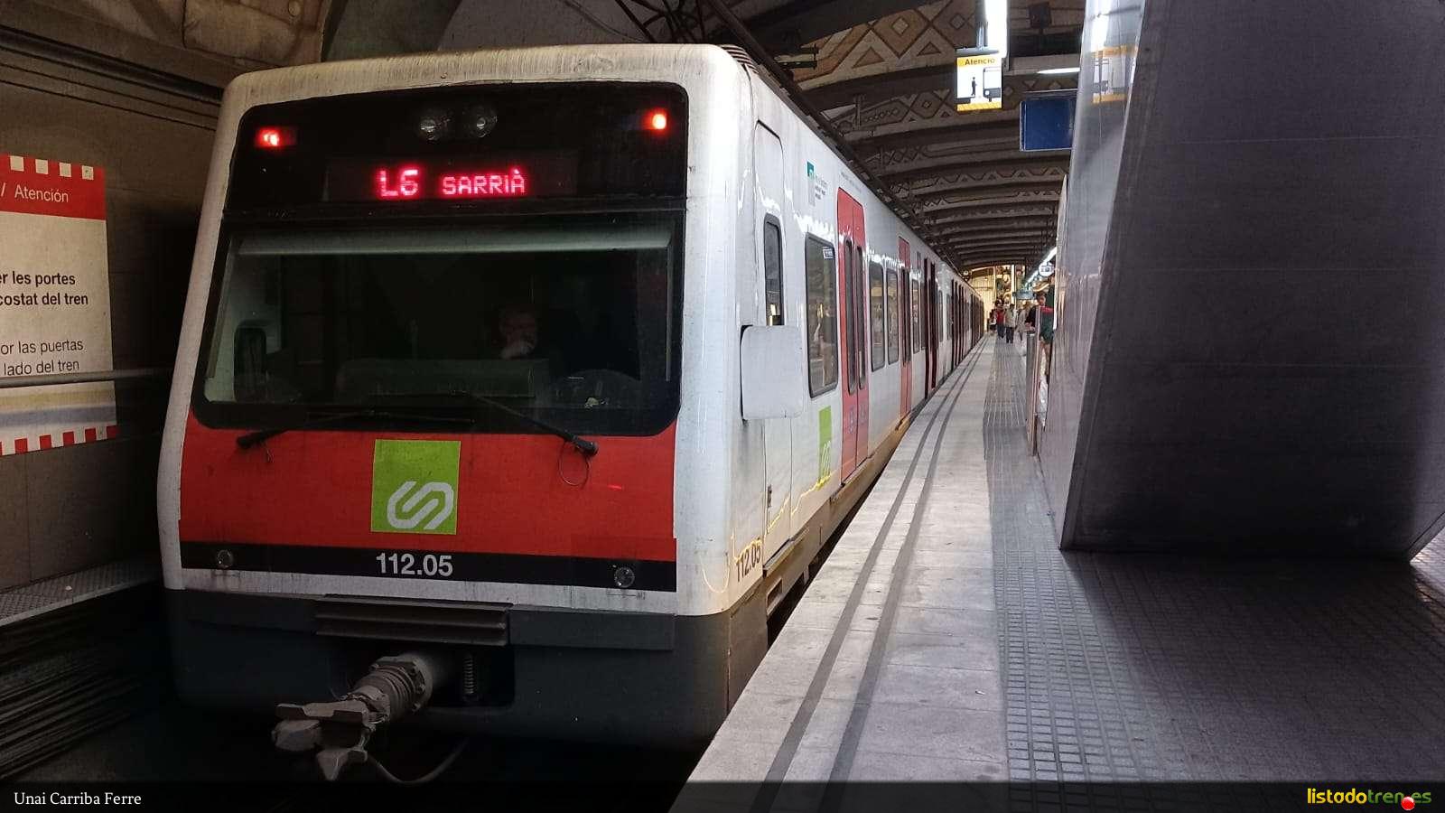 FGC UT 112.05 en Plaça Catalunya