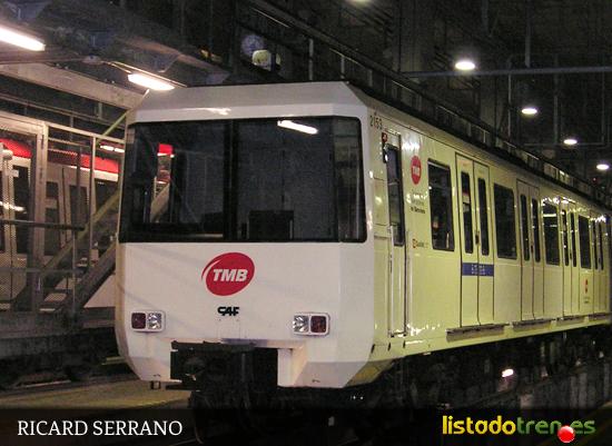 2153 en las cocheras del Triangle