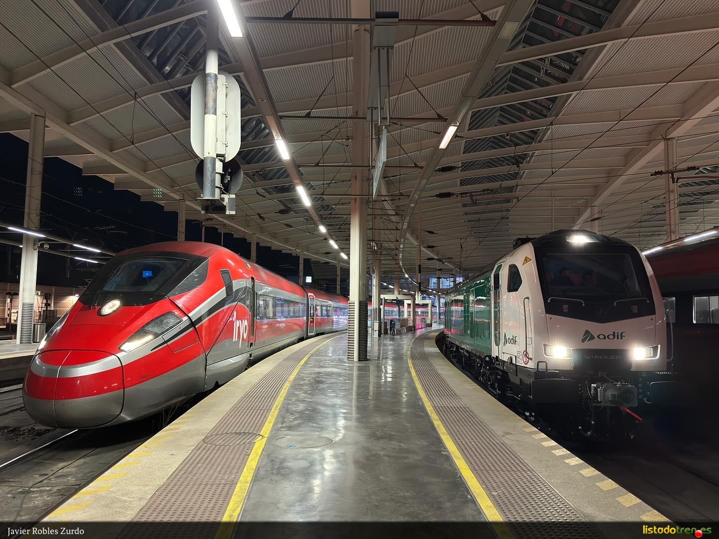 Locomotora 336.010 en Madrid puerta de atocha