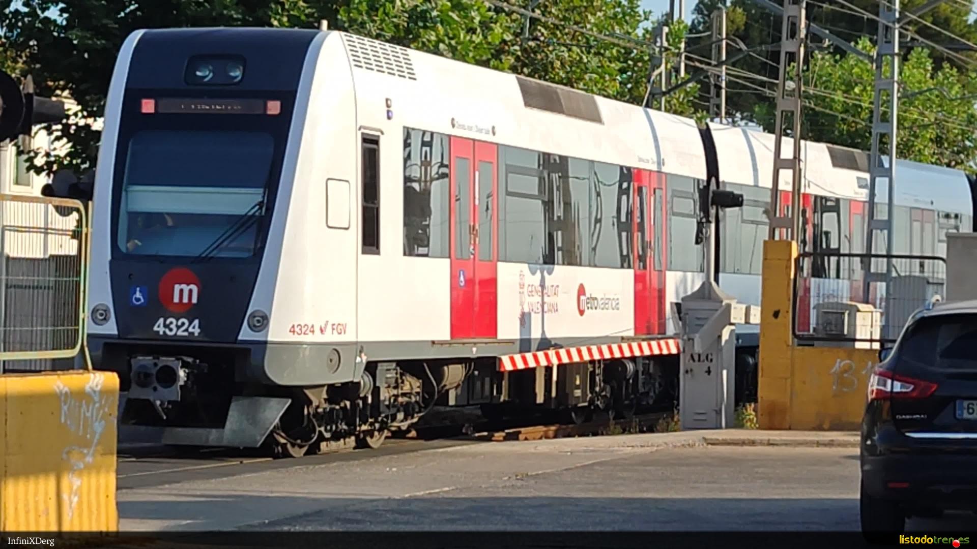 4324 entrando en Alginet con dirección Castelló