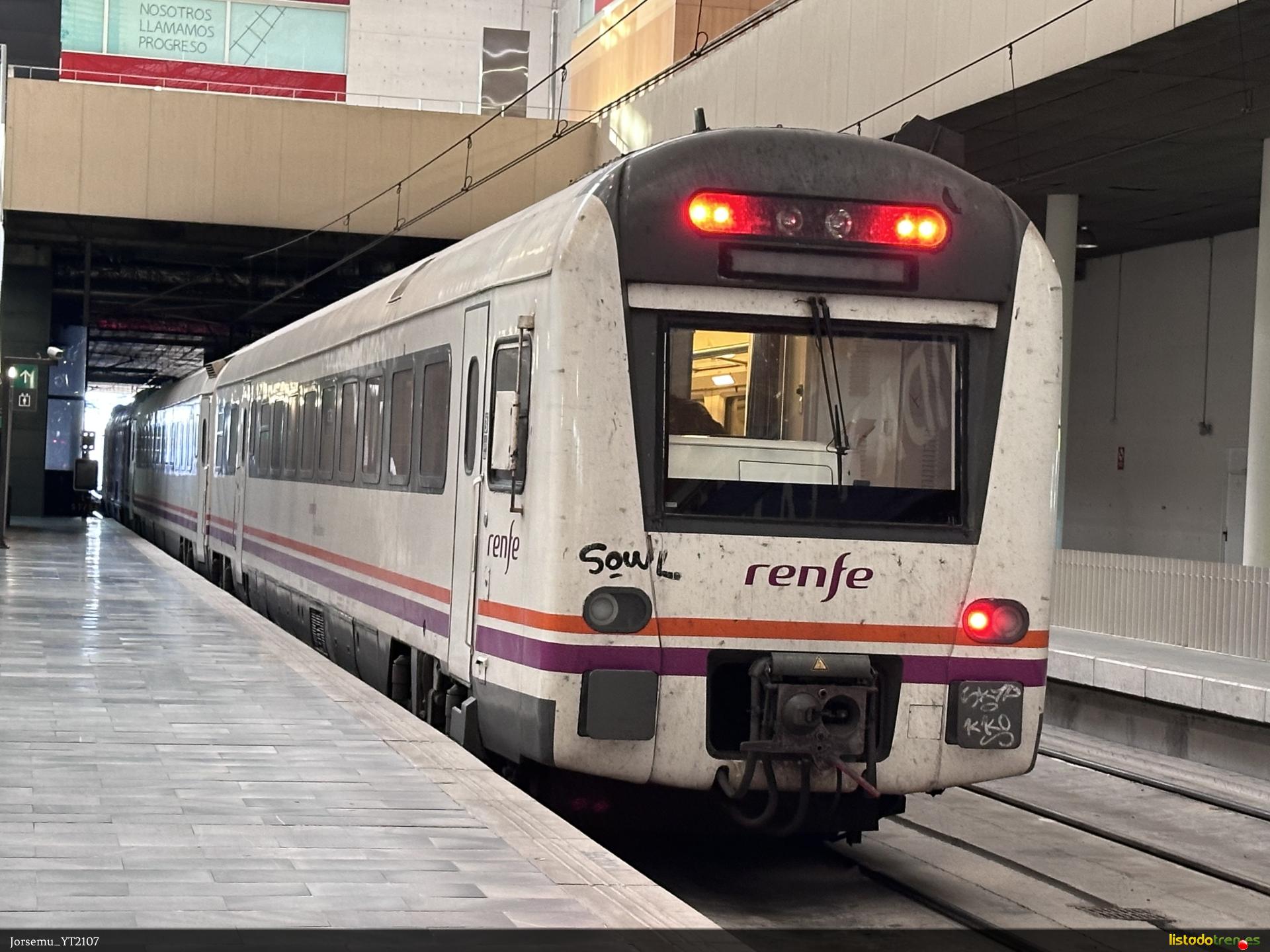 448.007 sin servicio en Zaragoza delicias