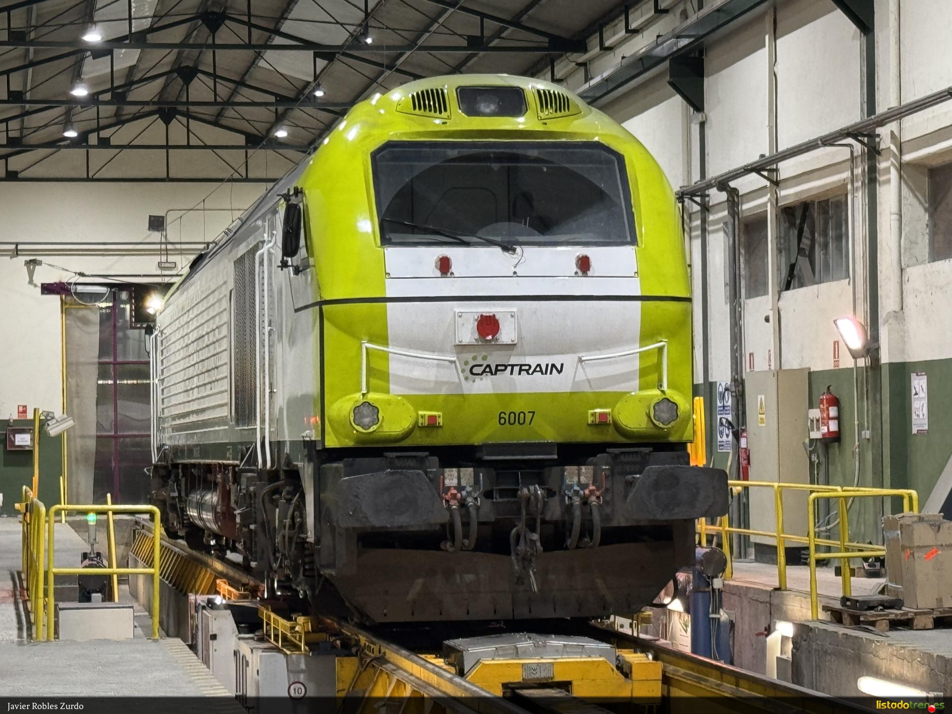 6007 de Captrain Porrtugal en Fuencarral