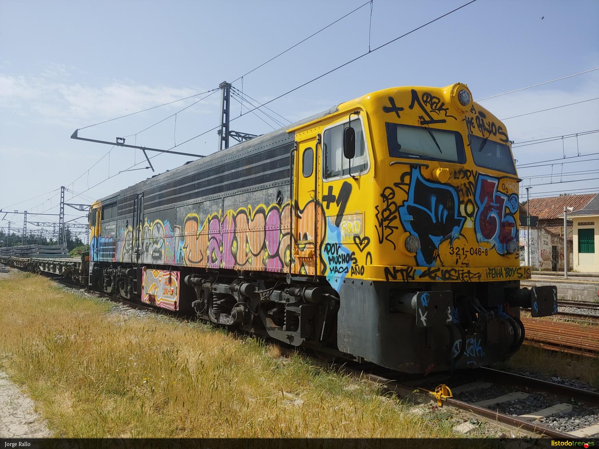 2146 con tren de traviesas