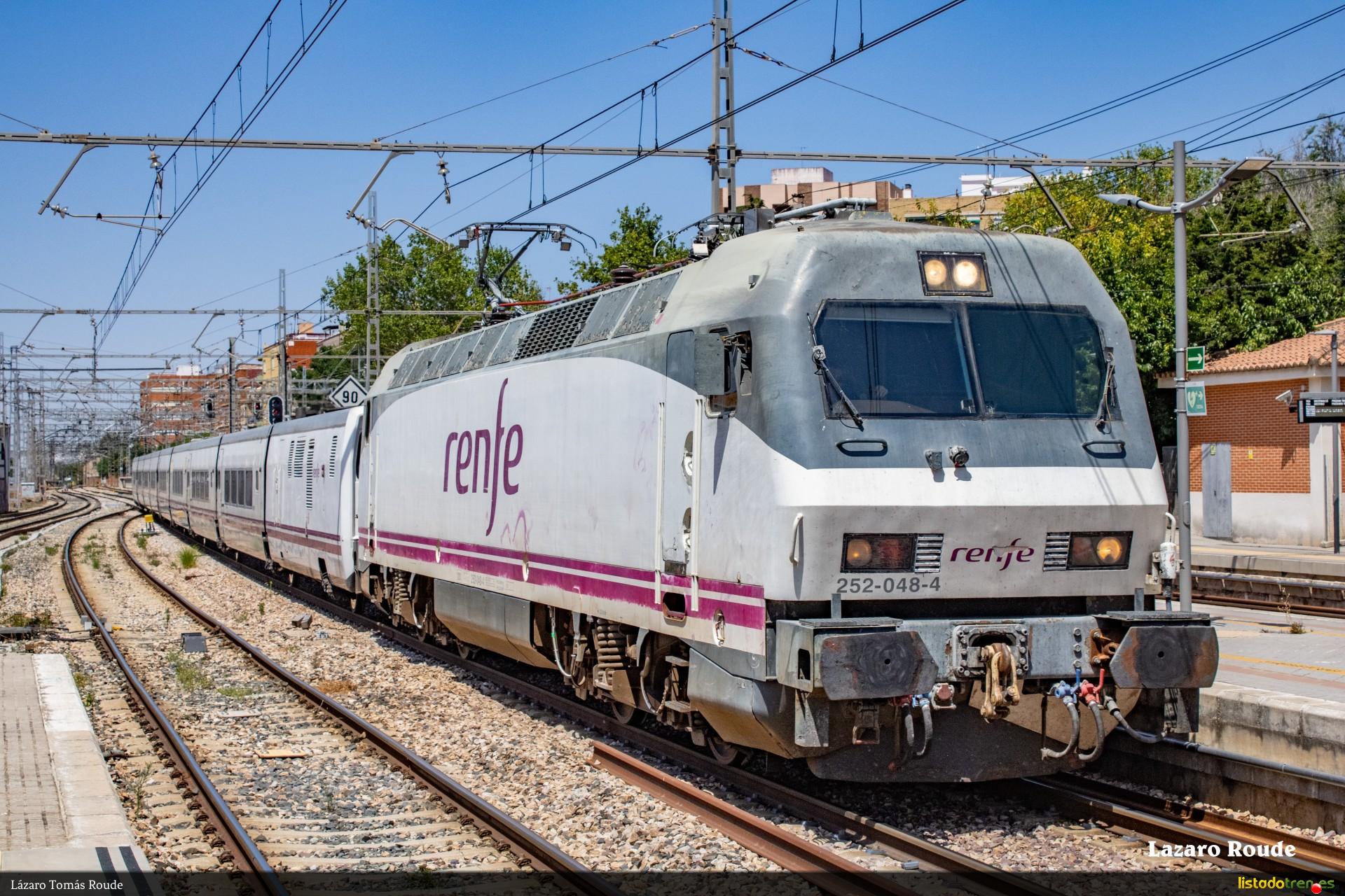Renfe 252.048 Talgo destino Cartagena