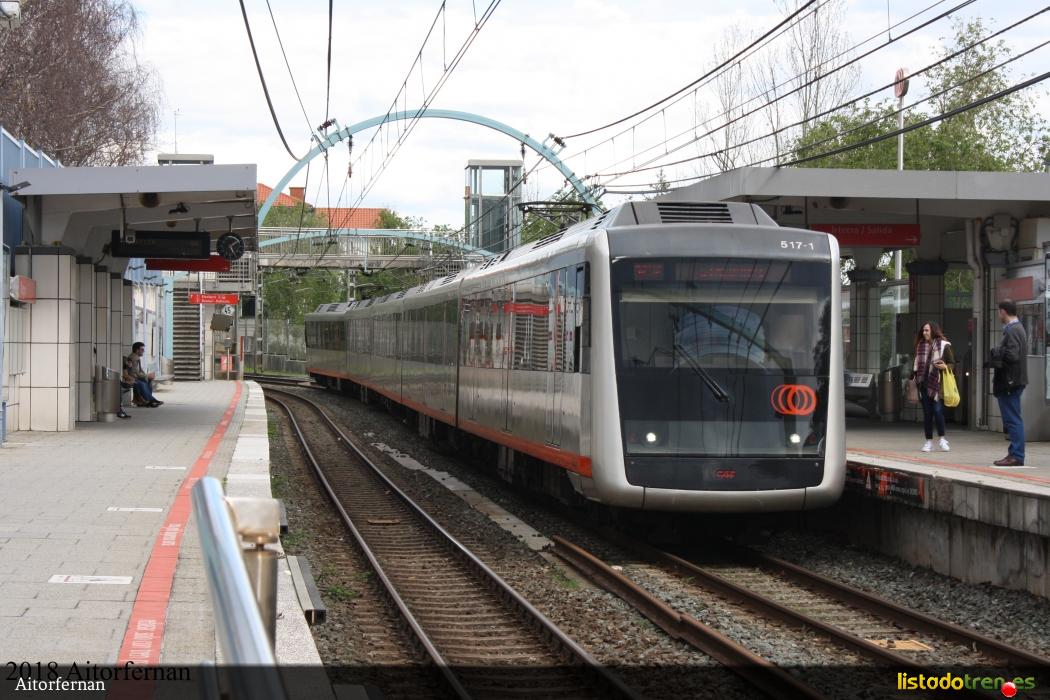 Metro Bilbao UT517 en neguri