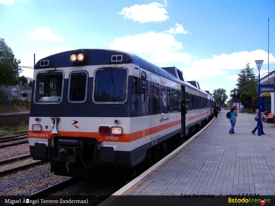 595.059/592.054 en la linea Huelva-Zafra