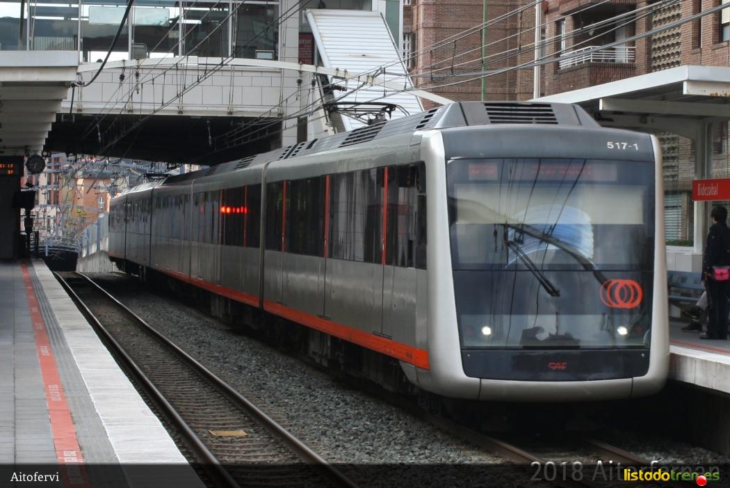 Metro Bilbao UT517 en Bidezabal