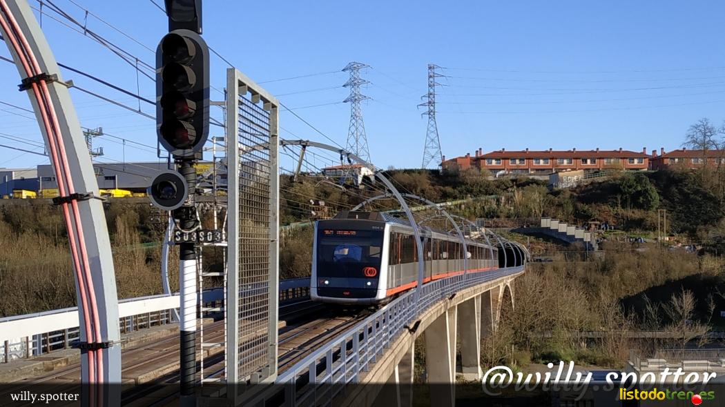 604 en el viaducto de Bolueta