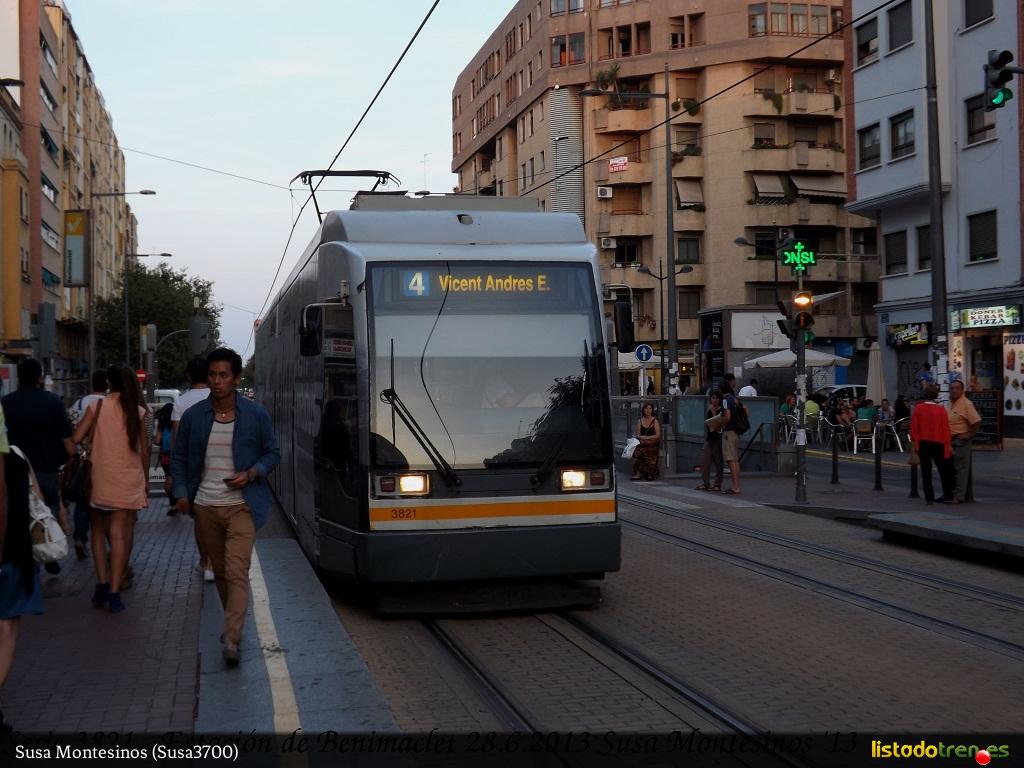 3821 entrando en Benimaclet