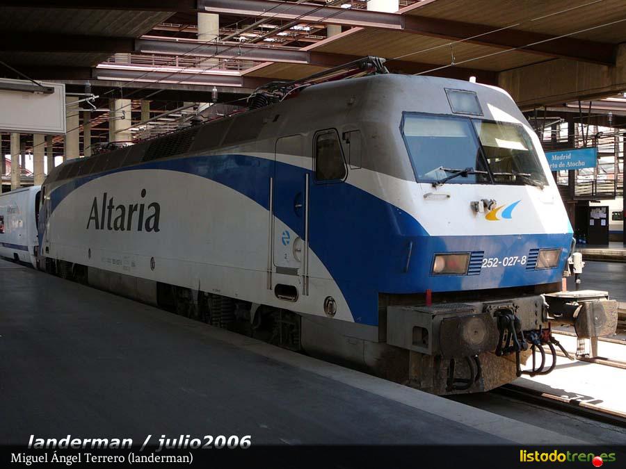 La 252.027 en Puerta de Atocha
